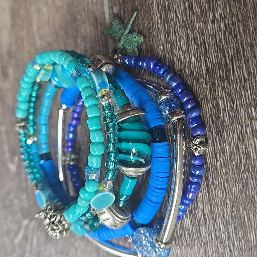 Artisan Memory Bracelet Blues